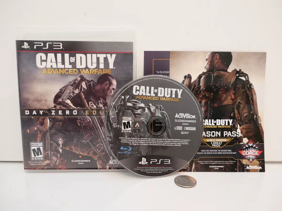 Call of duty advanced warfare edição day zero ps3 PlayStation 3