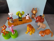 DISNEY LOT  10 FIGURINES MC DO ET AUTRES WARNER BROS LIVRE DE LA JUNGLE ROI LION