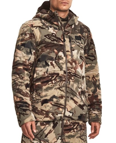Under Armour UA RUT Windproof Scent Control Microfleece 3XL Forest Camo Jacket