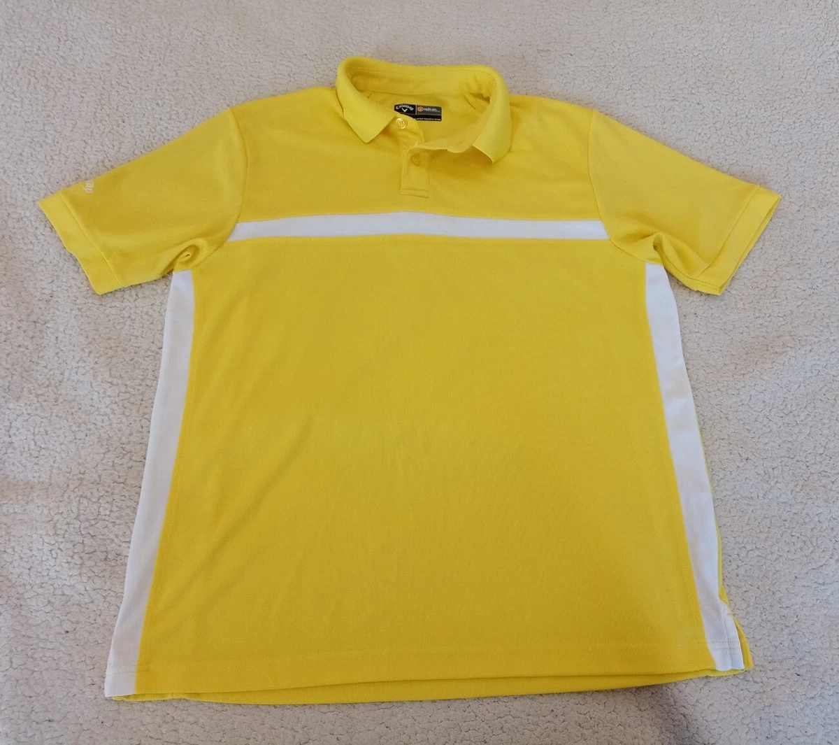 yellow golf t shirt