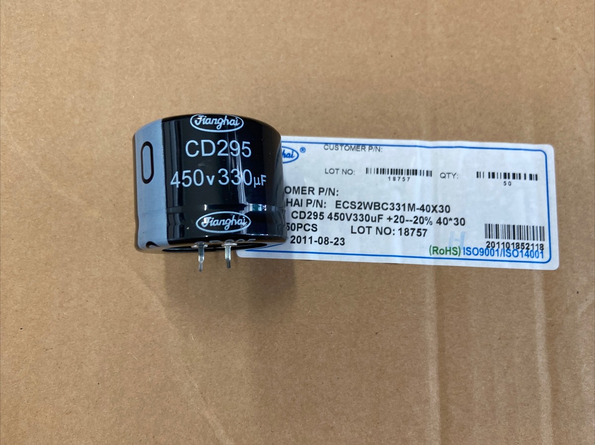 ATD-03基板 CD295-450V-330UF CD295 Capacitor Electrolytic 450V JIANGHAI