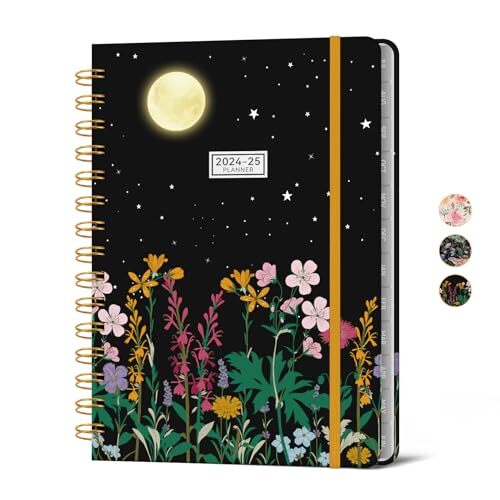 Planner 2024-2025 Daily Weekly and Monthly with Tabs, 5.5