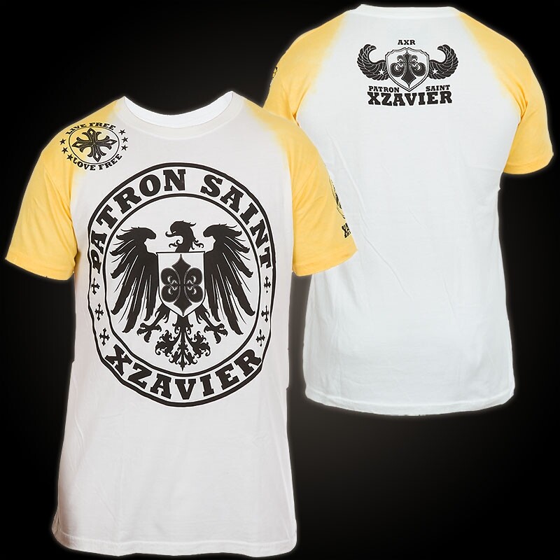 Нашивка на футболку XZAVIER и значок Weiß/Gelb для футболок с фирменной нашивкой Xzavier -