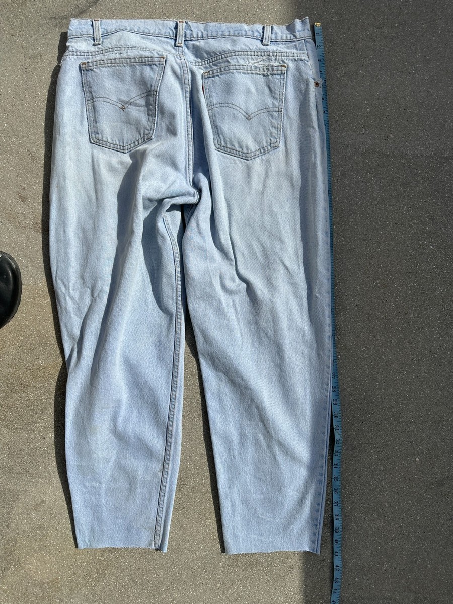 VINTAGE Levis Jeans Mens Orange Tab Denim Pants Made in USA | eBay