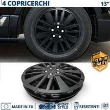 4 Copricerchi per Kia Picanto 1 03-07 13'' Pollici Coppette NERE 15 Razze MADE E