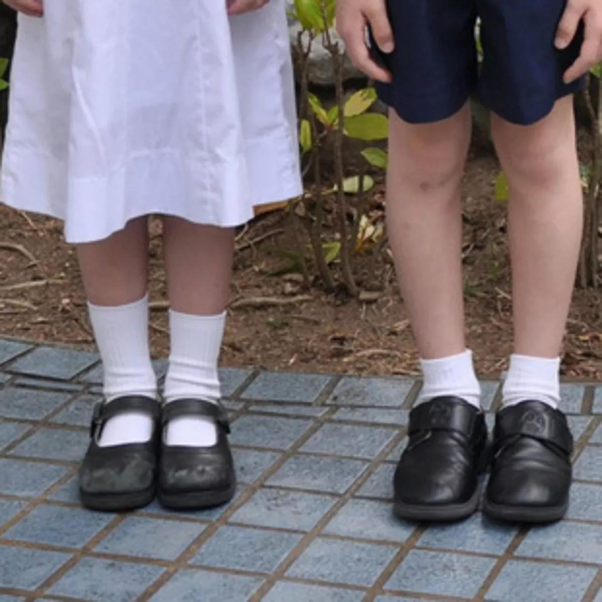 School shoes and best sale socks