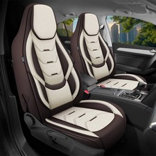 Schonbezüge Sitzbezüge für BMW 3er E46 Bj 1998-06 in Braun/Beige H10