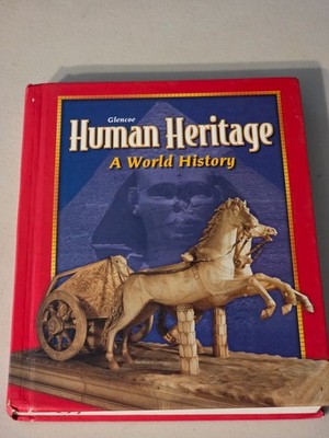 Glencoe Human Heritage A World History Textbook Hardcover Middle School