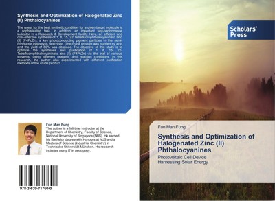 Fun Man Fung | Synthesis and Optimization of Halogenated Zinc (II)...