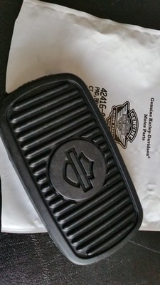 HARLEY BREMSPEDALGUMMI für SOFTAIL HERITAGE und FATBOY mit Bar and Shield Logo