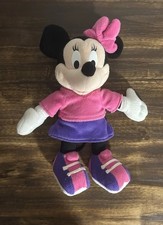 Walt Disney Minnie Mouse 12 Plush Fisher Price 2001 Pink Purple
