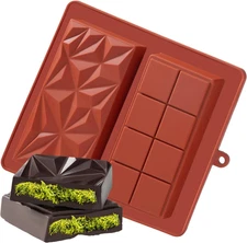 Chocolate Bar Mold Deep Dubai 1 Inch Pistachio Chocolate Bar Silicone Thick Mold