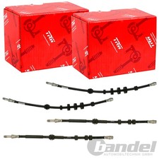 4xTRW BREMSSCHLAUCH VORNE+HINTEN passend für AUDI A4 B8 8K A5 8T 8F BJ 2008-2017