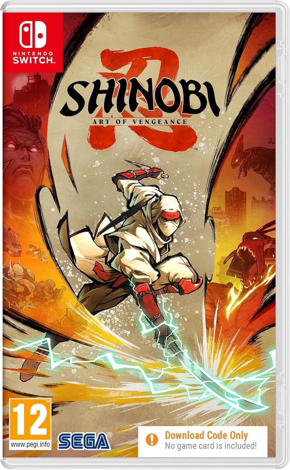 Shinobi Art of Vengeance Nintendo Switch Code in Box BRAND NEW SEALED Free Post