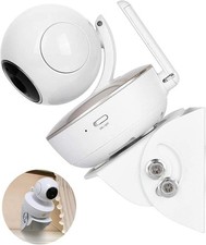 Adjustable Angle Wall mount for Baby Monitor Camera Motorola, Arlo, White