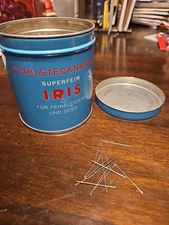 READ Iris 1-1/4" Super Fine Tailoring Dressmaker Straight Pins STAHLSTECKNADELN