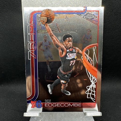 2025-26 Topps Chrome Update VJ Edgecombe Rookie #153 Philadelphia 76ers