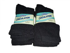New Buruka Healthy Circulation Diabetic Socks-Size 9-11-6 Pairs