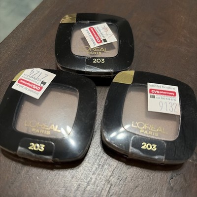 L'Oreal Paris Colour Riche Eye Shadow 203 Cafe Au Lait 0.12oz - Lot of 3 Sealed