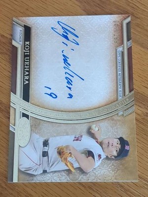 2015 TOPPS TIER ONE KOJI UEHARA ACCLAIMED AUTOGRAPHS ON-CARD AUTO #/299 #AA-KU