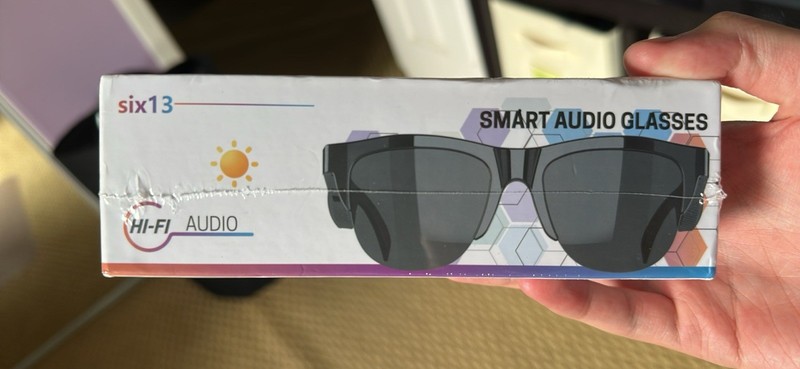 six13 Smart Audio Glasses Hi-Fi AI Color-Changing Bluetooth Connectivity