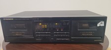 Pioneer CT-W302R Stereo Double Cassette Deck. Tested, Works. Read..