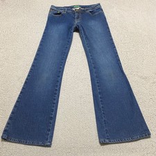 Lilly Pulitzer Womens sz 2 Jeans Blue Denim Palm Beach Fit Flare Dark Wash