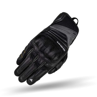 SHIMA Rush Motorcycle Gloves Men Leather Textile Short Summer Biker Armoured ...