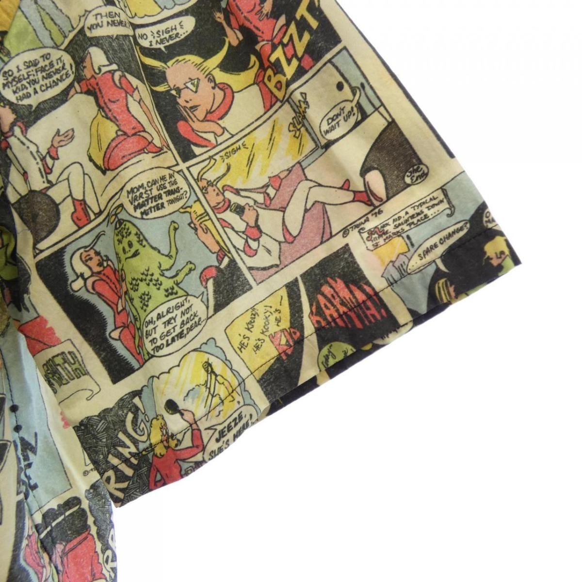 Prada American Comic Print Button Shirt Size IT36 thumbnail 5