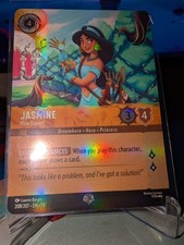 Disney Lorcana Jasmine Vine Expert 208/207 Enchanted Foil NM/M