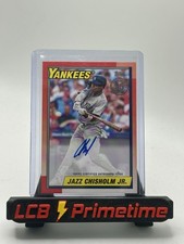 2025 Topps Series 1 - 1990 Topps Baseball Autographs Jazz Chisholm #90A-JC (AU)