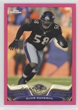 2013 Topps Chrome BCA Pink Refractor 272/399 Elvis Dumervil #182 i9x