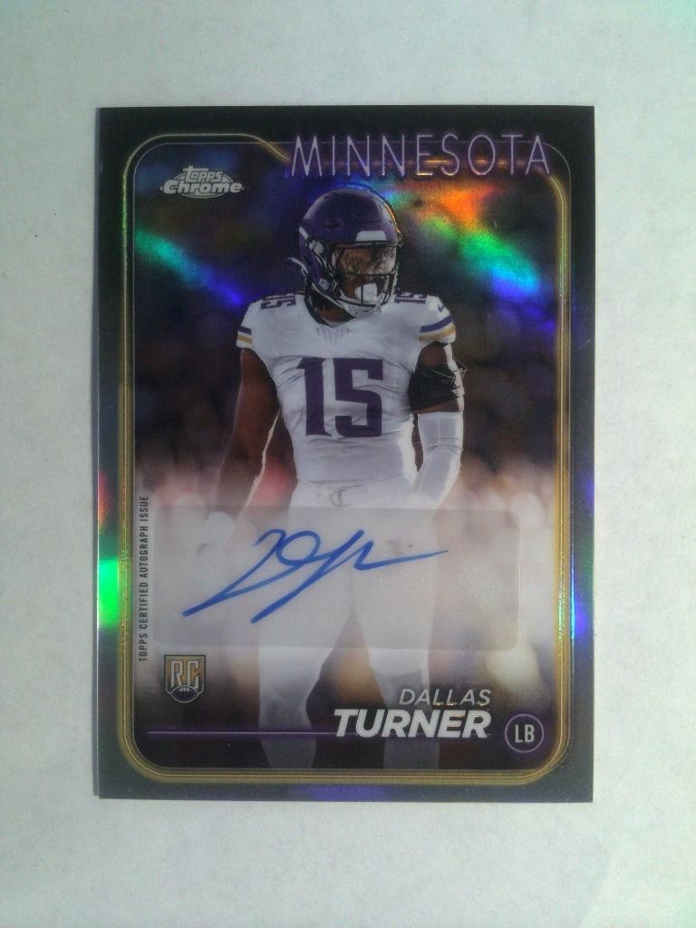 Dallas Turner Topps Chrome Rookie Autographs Variations #RADTU Base