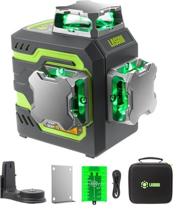 LasGoo LG-3DM Green Beam Laser Level 3x360 Self Leveling