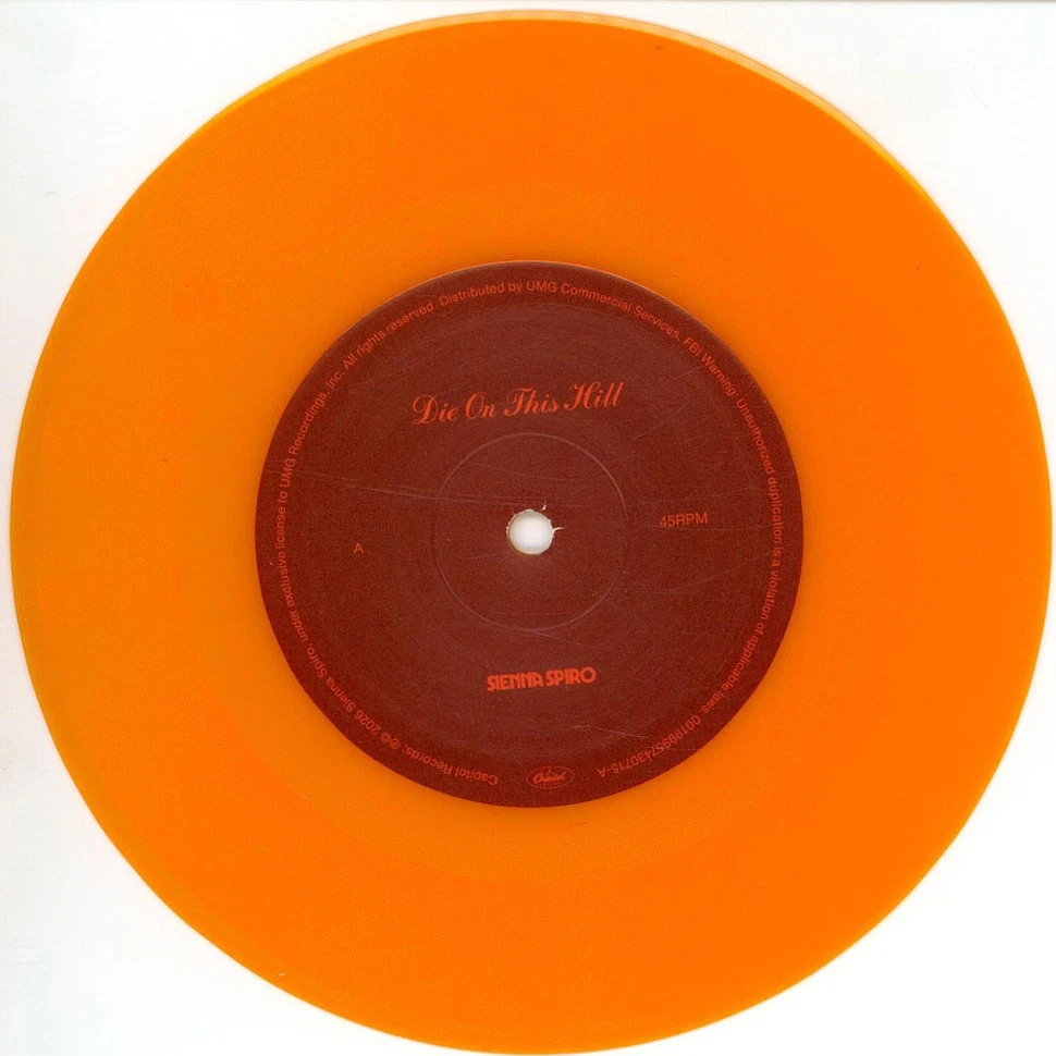 Sienna Spiro - Die On This Hill Sunset Orange Vinyl (2026 - US - Original)