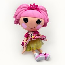 Lalaloopsy Jewel Sparkles Doll Pink Green 2009 Vinyl Dress Shoes Posable 12”