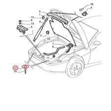 Cache Moteur FIAT COUPE' D'Origine 46305552