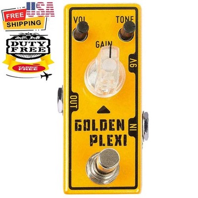Tone City Golden Plexi Vers 1 Distortion Guitar Effect Pedal Mini