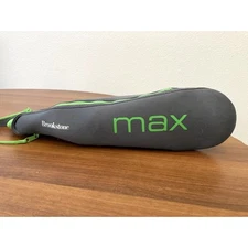 Max Massager Brookstone handheld single node 3 speed with case F-209 tested