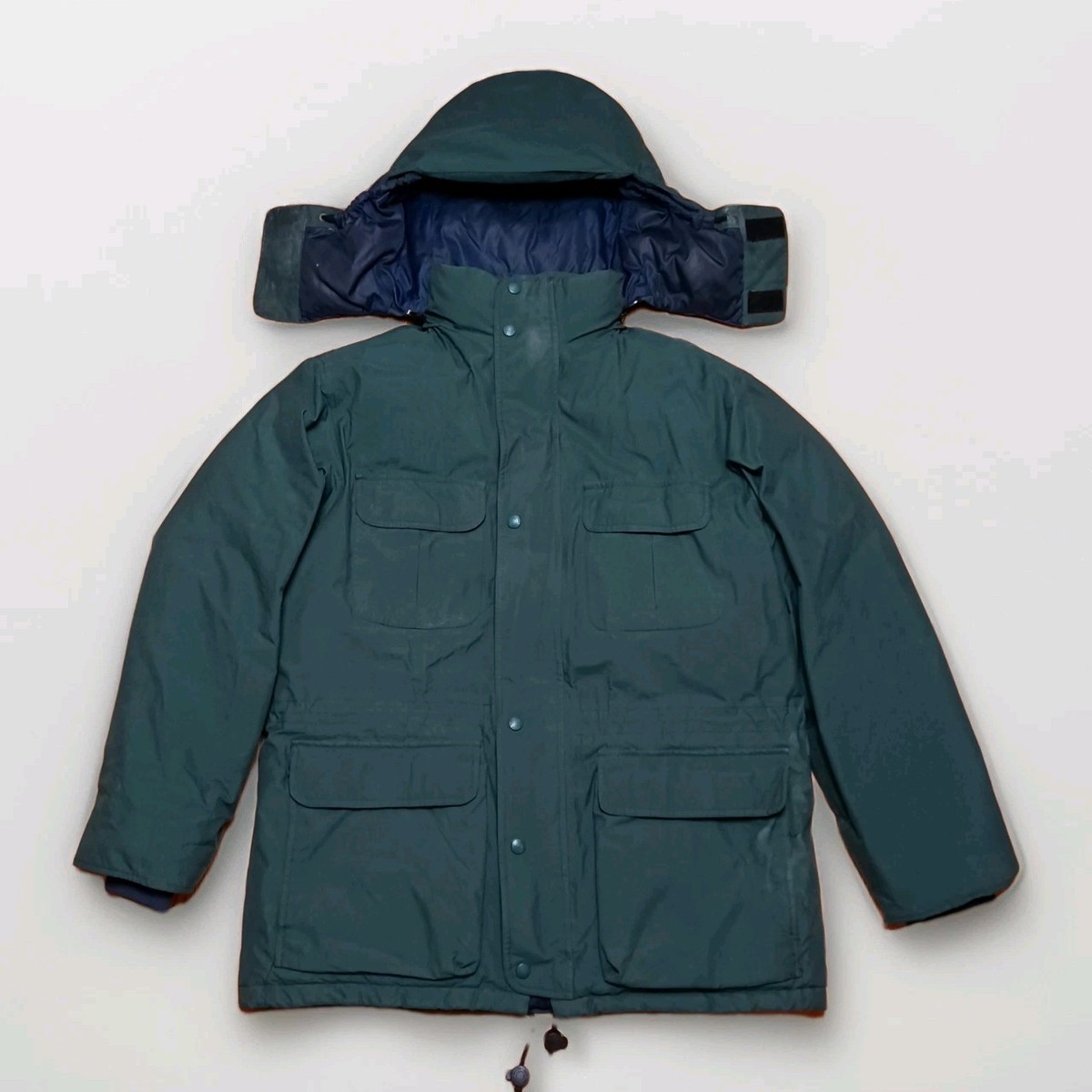 Eddie Bauer GORE-TEX グースダウン ロングコート Eddie Bauer Ridgeline Gore-Tex Goose Down Coat Mens Medium Green