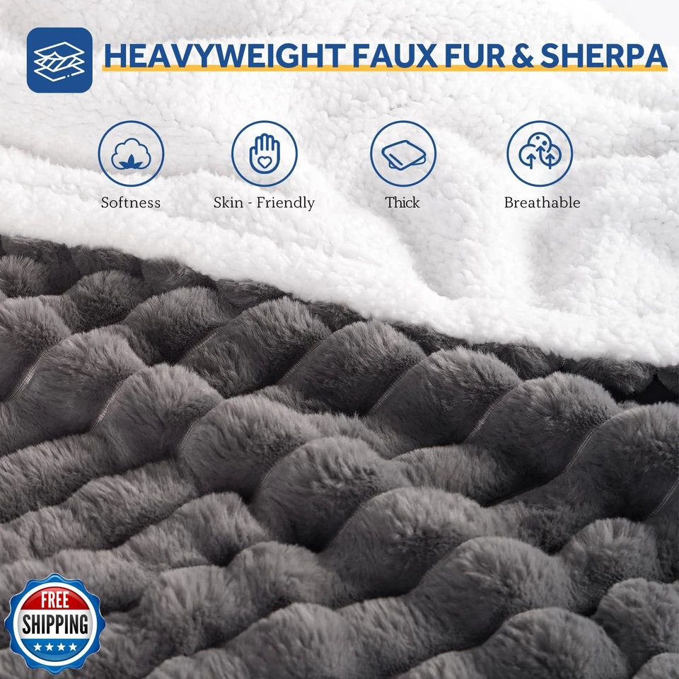 Manta Eléctrica Sealy Queen 84"*90", Piel Sintética Súper Acogedora a Sherpa Reversible Foto 3 de 4