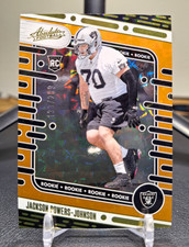 2024 Absolute ORANGE MOSAIC #'d 133/299 Jackson Powers-Johnson (RC) #144 Raiders