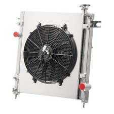 3-row Aluminum Radiator Shroud Fan 2008-2013 Jeep Liberty 3.7l V6 44mm Core