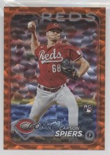 2024 Topps Series 2 Orange Foil 239/299 Carson Spiers #365 1hs9