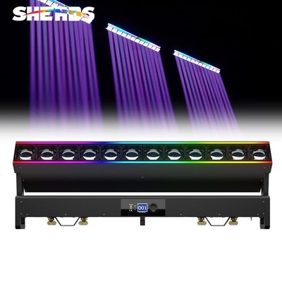 LED 12x40W RGBW 4in1 Zoom+Beam+Wash Moving Head Light DMX512 Bar Disco Party