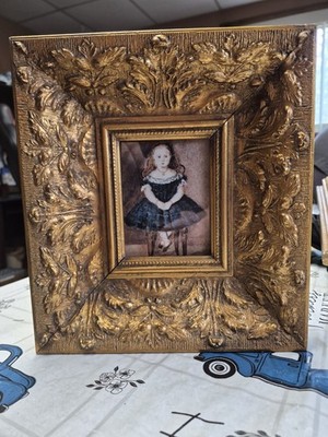 The Bombay Company Framed Prints Young Girl Gold Ornate Frame