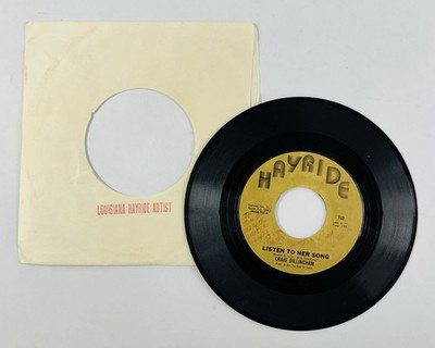 Craig Dillingham AUTOGRAPHED 45 Hayride 753 Listen To Her Song Rare Country VG+