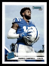 2019 Donruss #315 Parris Campbell Rookie Card Indianapolis Colts