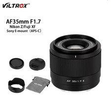 Viltrox AF 35mm F1.7 Auto Focus APS-C Camera Lens for Sony E Nikon Z Fuji XF