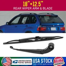 Durable Windshield Rear Wiper Arm + Blade 18'' & 12.5'' Set OEM Replace QUALITY